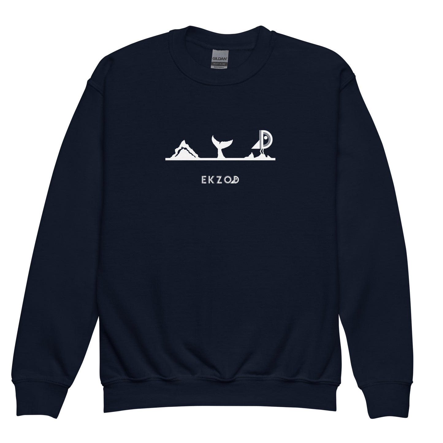 Navy blue sweatshirt for children aged 8/16