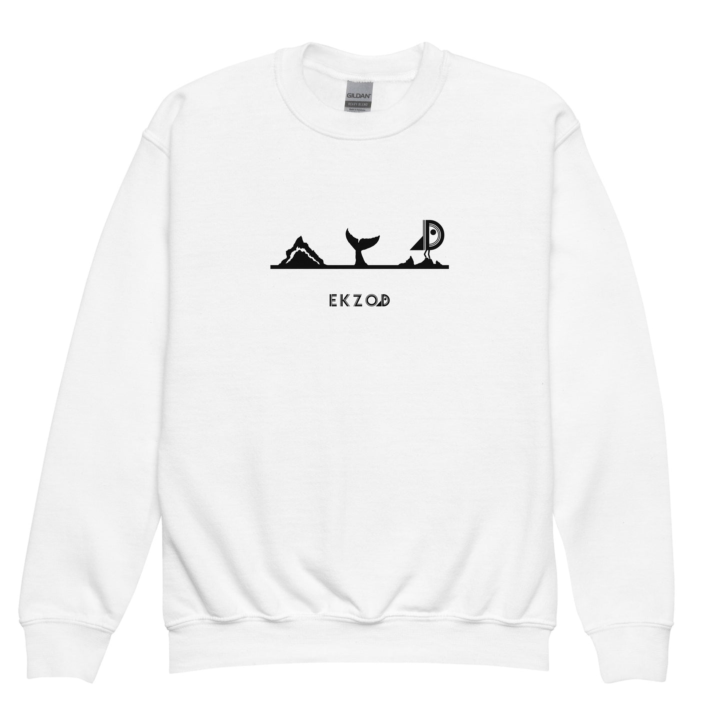 White sweatshirt for children aged 8/16