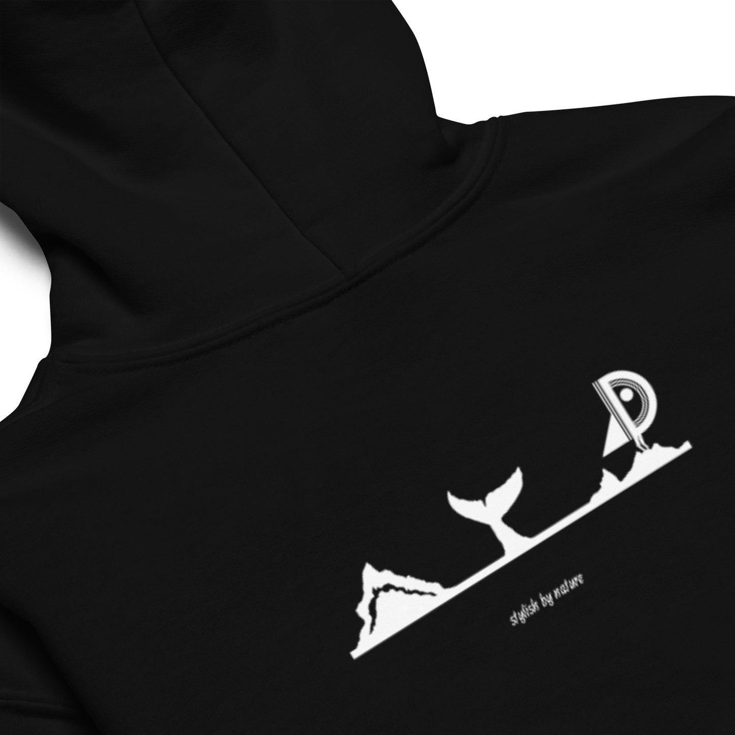 Premium hoodie with black embroidery, 8/16 years