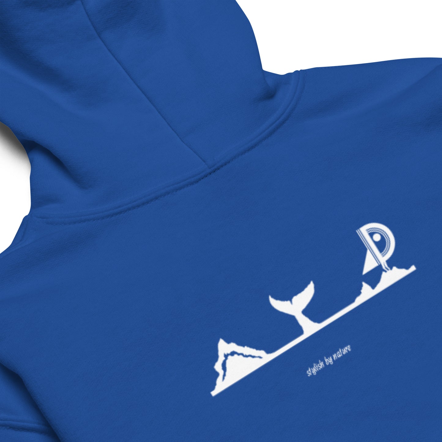 Hoodie Premium avec broderie bleu roi 8/16 ans